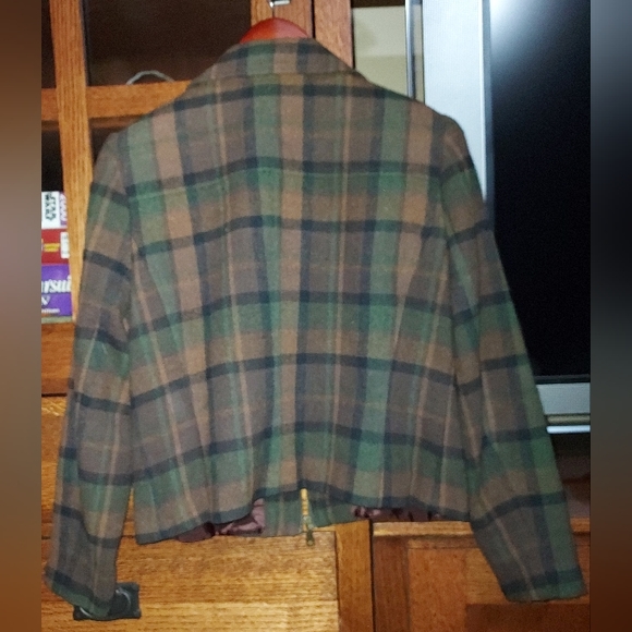 Plaid Wool Jacket - Picture 3 of 4